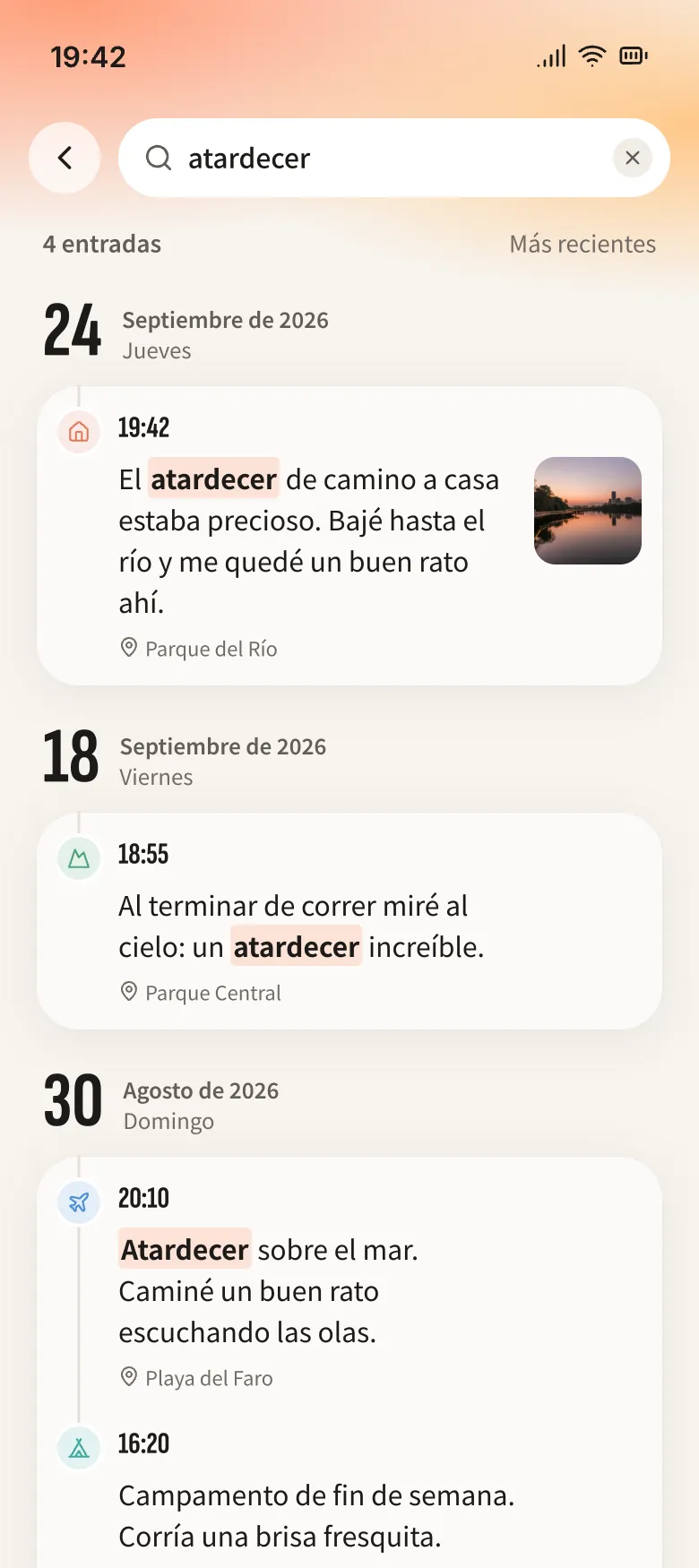 Búsqueda · Categorías