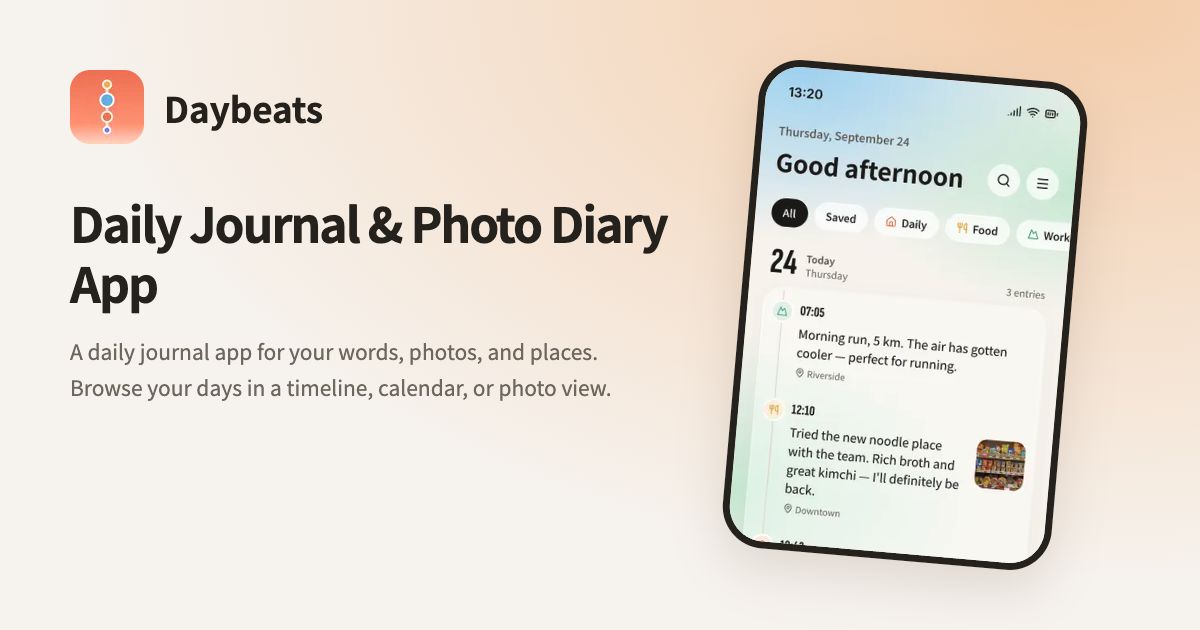I shelved my journaling app at 70% for three years. It finally shipped this week.